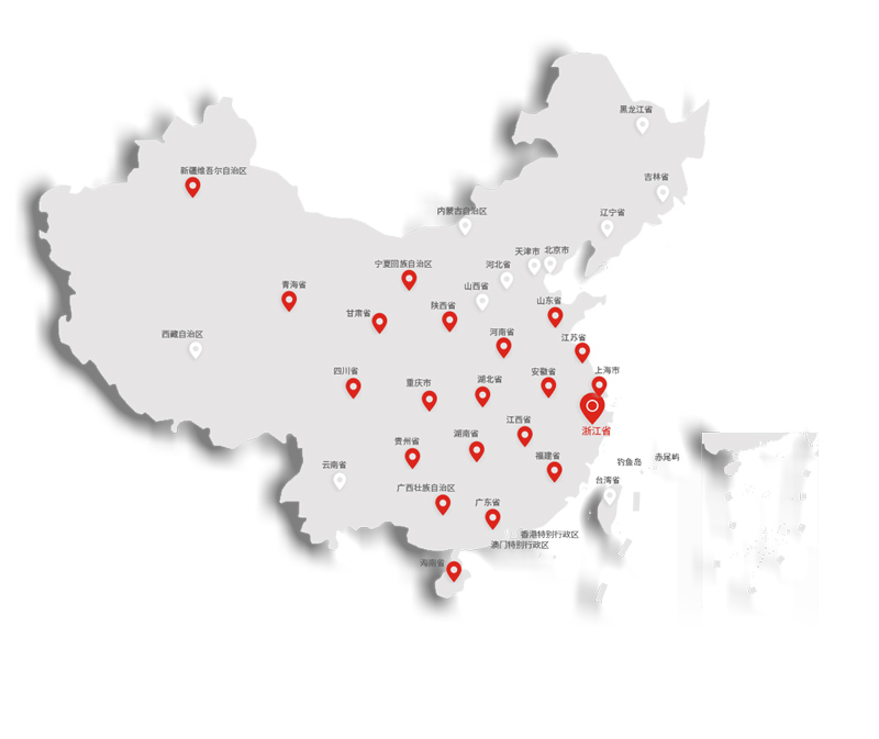 漢克斯隔音業(yè)務分布版圖