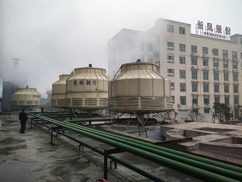 一種廠界冷卻塔噪聲治理項(xiàng)目中，降噪不影響能耗的方案